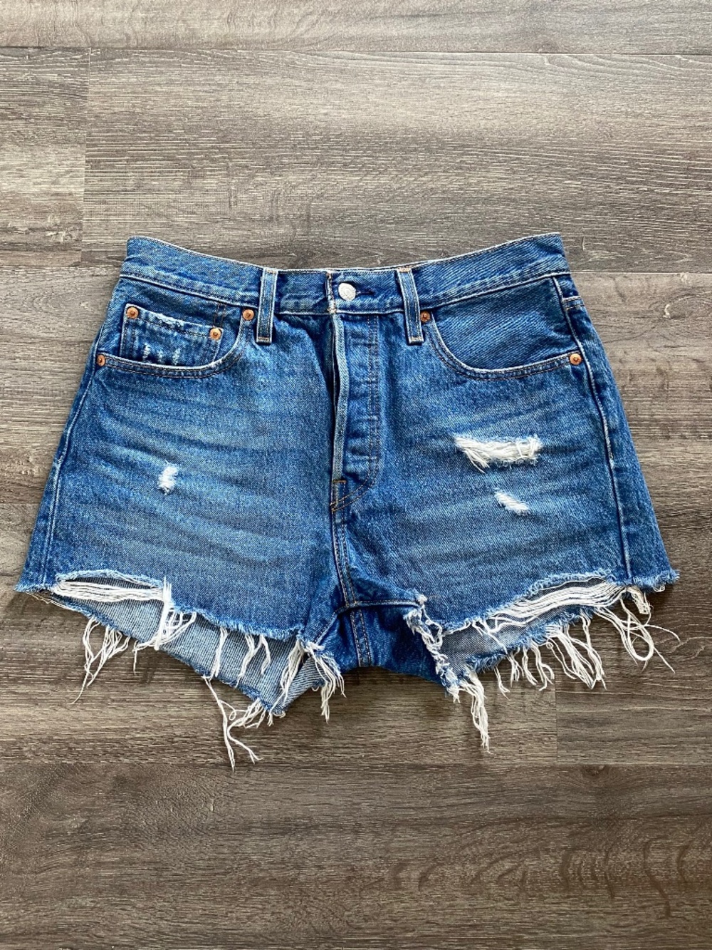 Levi’s 501 Denim Cut-Off Jean Shorts